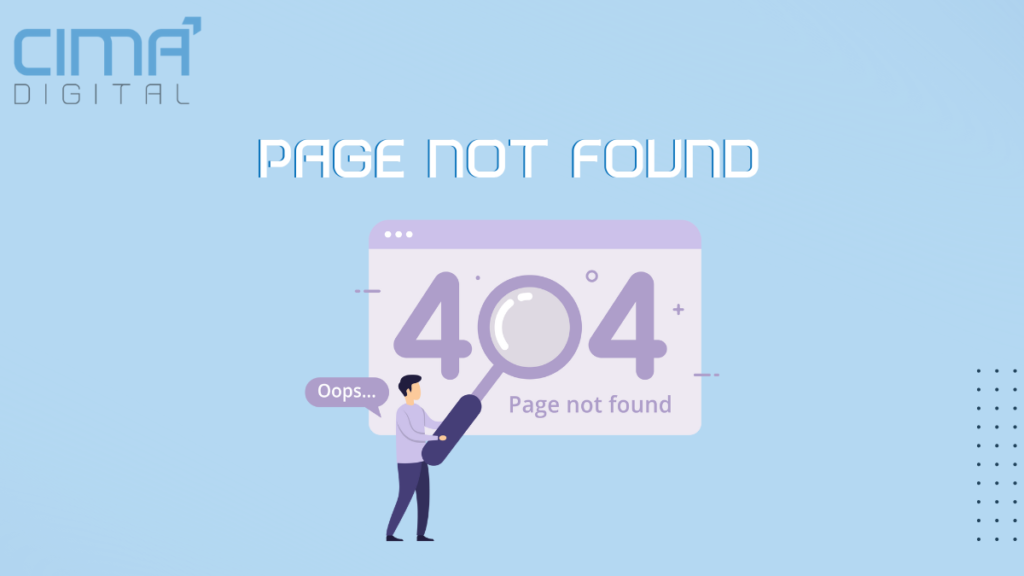 erorr 404 pagina no encontrada - que es y como arreglarlo - cima digital