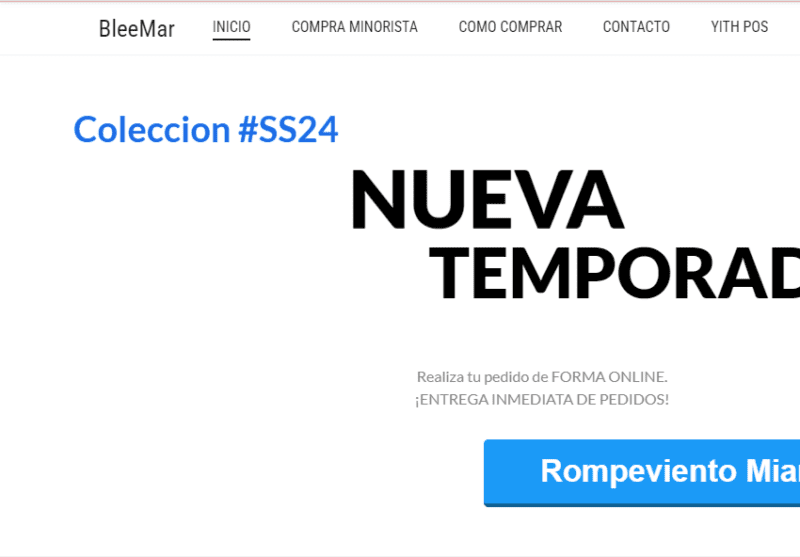 desarrollo web bleemar - cima digital