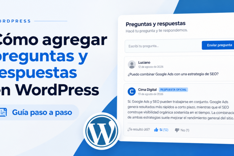 Cómo agregar preguntas y respuestas en WordPress